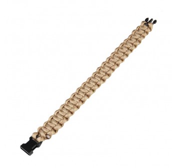 Bracciale Paracord coyote Divisa Militare