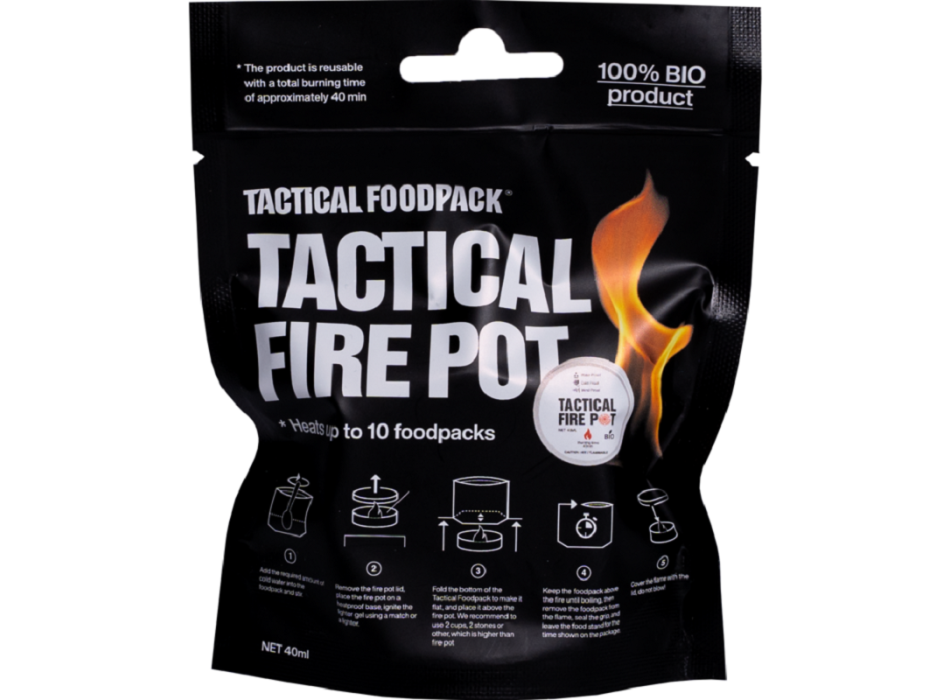 Braciere tactical foodpack firepot Divisa Militare