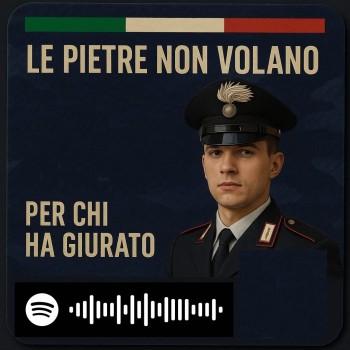 Calamita da frigo quadrata 5x5 cm - spotifycodes - spotify Divisa Militare