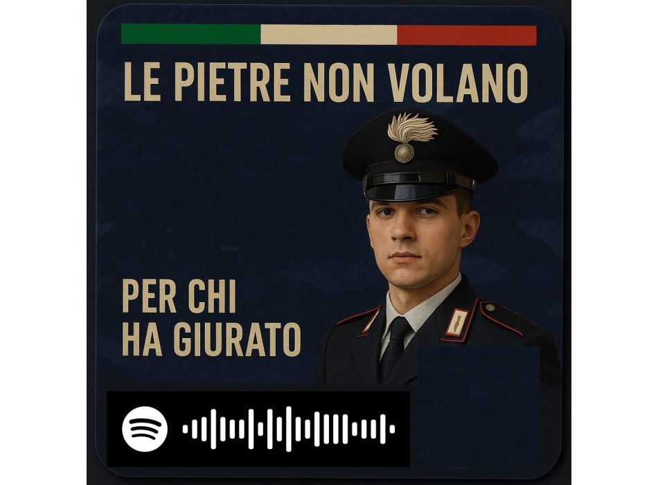 Calamita da frigo quadrata 5x5 cm - spotifycodes - spotify Divisa Militare