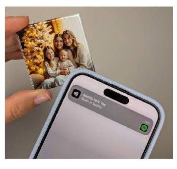 Calamita da frigo quadrata 5x5 cm - spotifycodes - spotify Divisa Militare