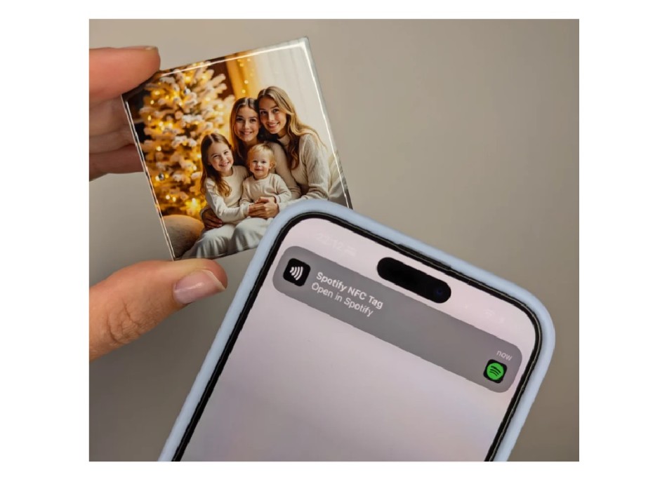 Calamita da frigo quadrata 5x5 cm - spotifycodes - spotify Divisa Militare