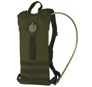 Camel bag water pack molle 3 litri verde/nero/coyote sacca idratazione Divisa Militare