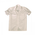 Camicia bianca maniche corte per guardia giurata/sicurezza con spalline