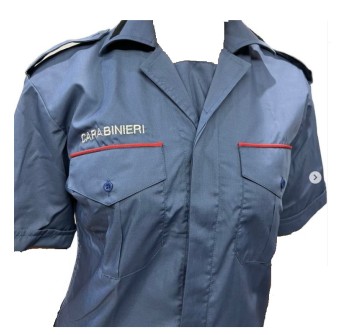 Camicia carabinieri cc estiva ricamata nuovo modello Divisa Militare