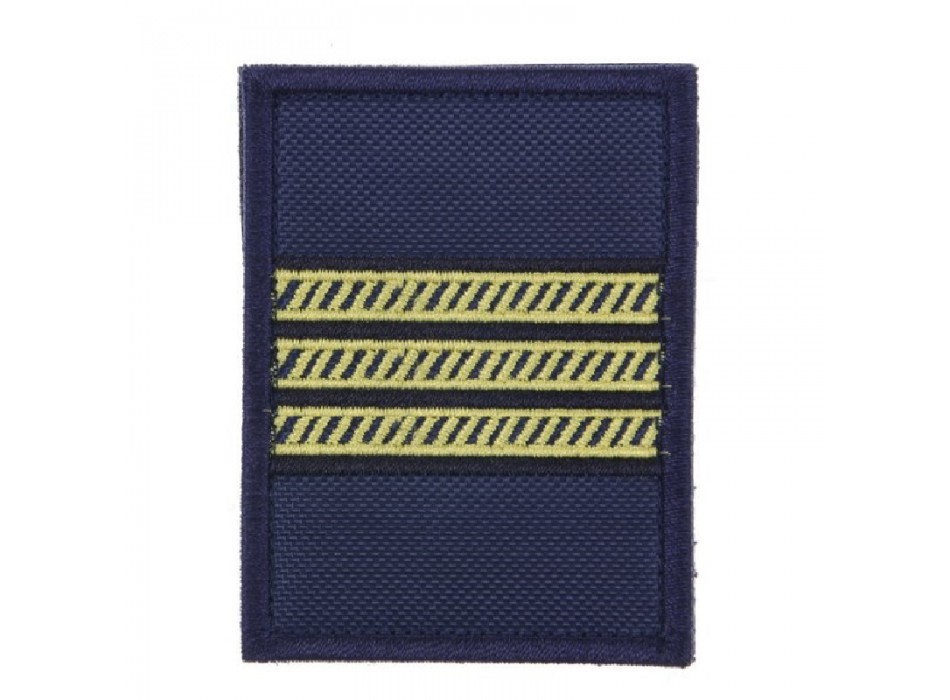 Capo di prima classe grado velcro per polo base blu Marina militare capitaneria di Porto nocchiere Divisa Militare