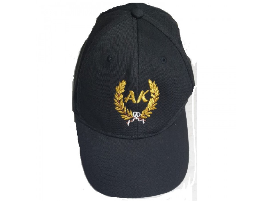 Cappello baseball cappellino con visiera nero Accademia Kronos AK Divisa Militare