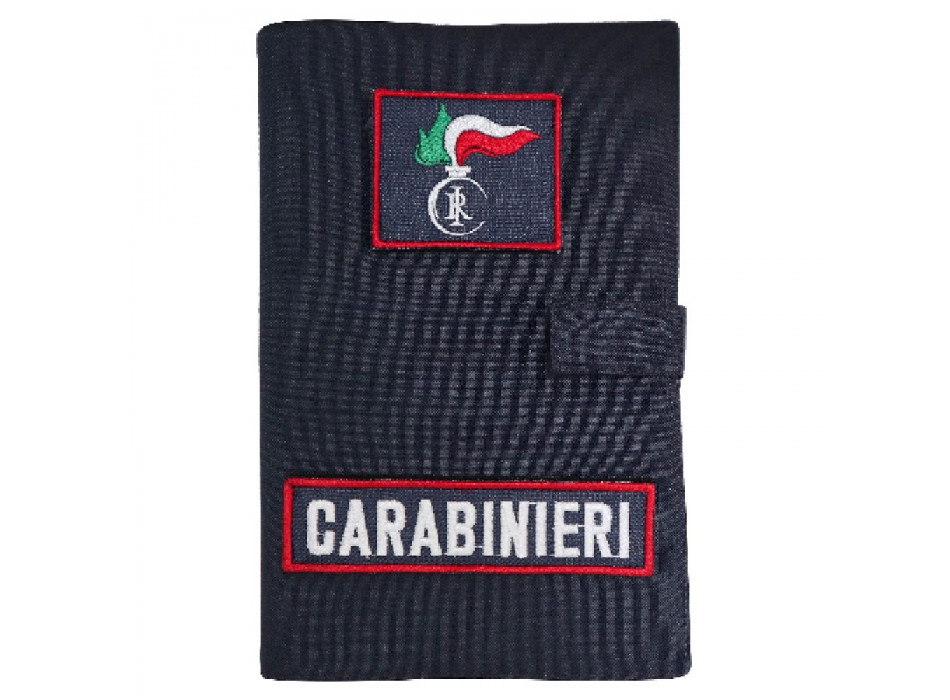 Carabinieri block notes taccuino di tessuto con patch Divisa Militare