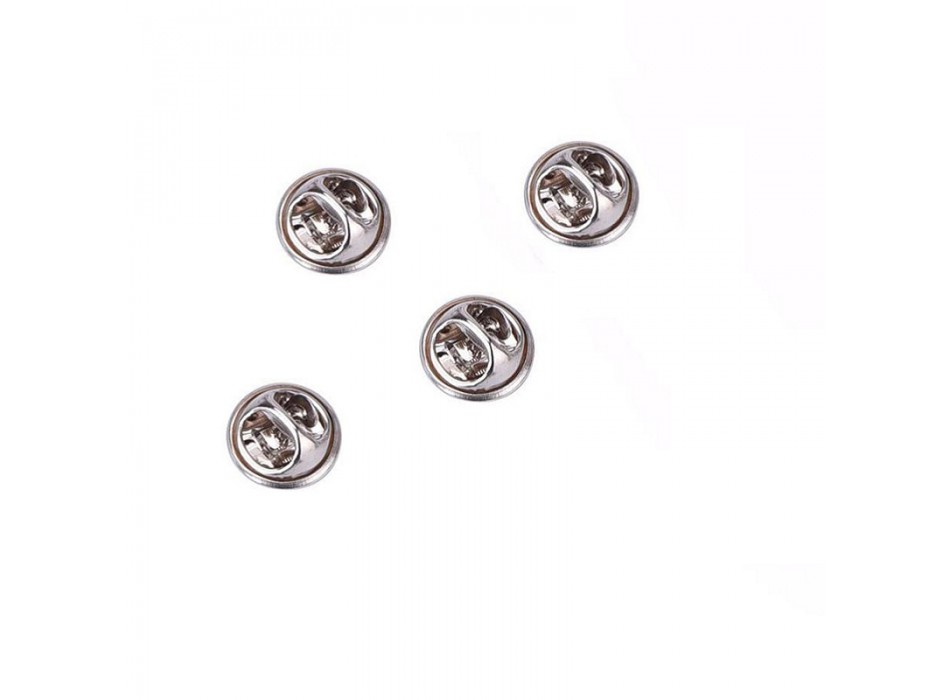 Chiusura 4 clip per basi nastrini mostrine  spille militari Divisa Militare