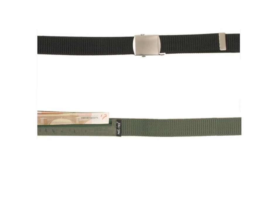 Cintura porta soldi in cordura nero Divisa Militare