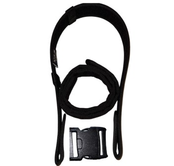 Cinturone nero cordura interno polimero Tactical Line – Sistema Rigido Professionale con fibbia con tripla sicurezza Divisa Militare