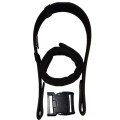 Cinturone nero cordura interno polimero Tactical Line – Sistema Rigido Professionale con fibbia con tripla sicurezza