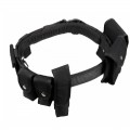 Cinturone cordura nero completo sottocintura+accessori