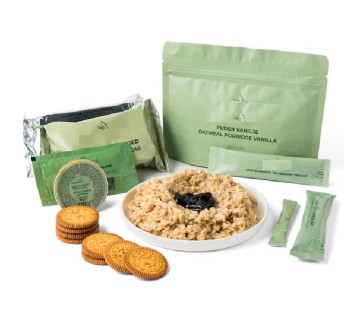 Colazione con porridge di avena e vaniglia Divisa Militare