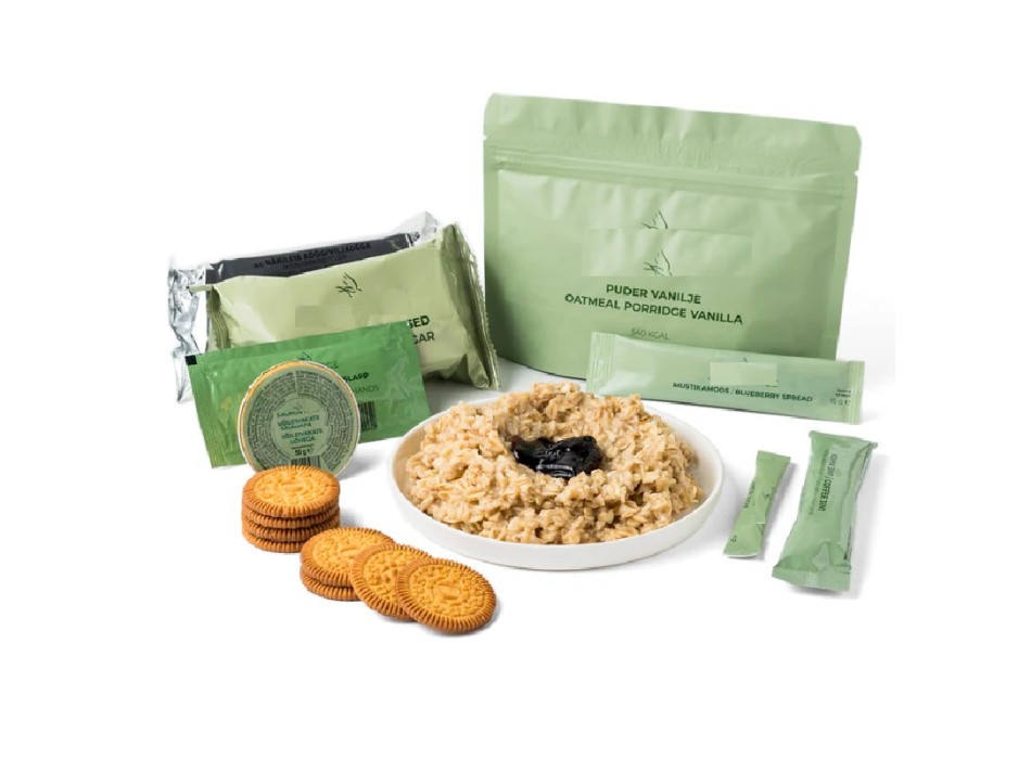 Colazione con porridge di avena e vaniglia Divisa Militare