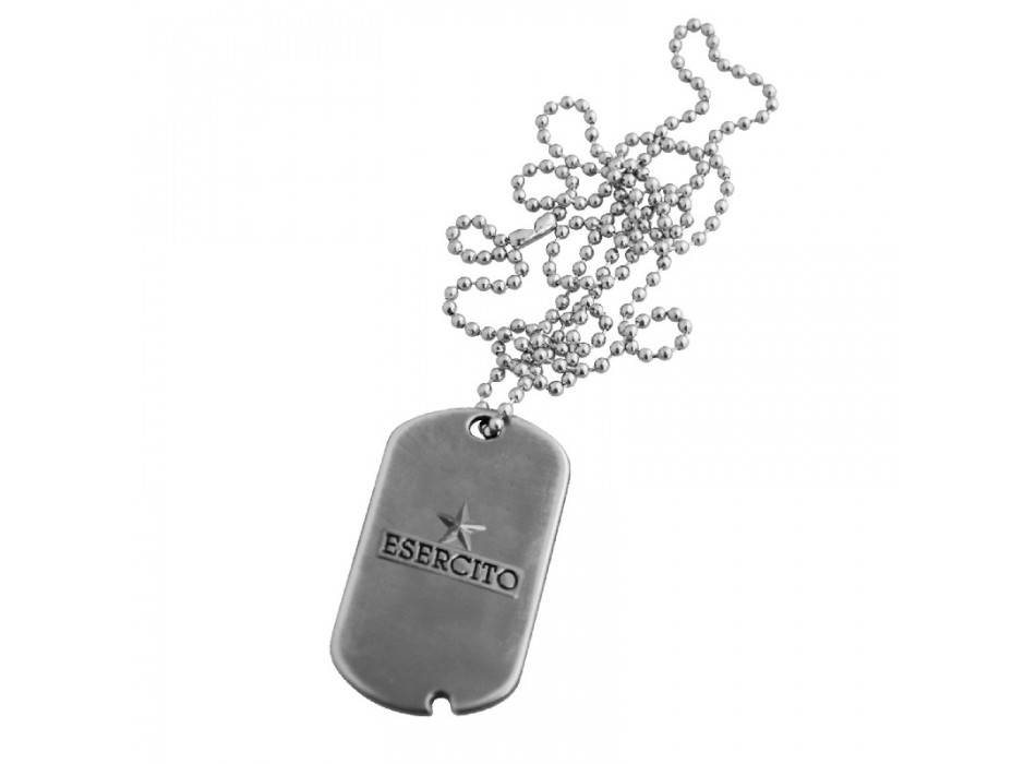 Collana piastrina militare Esercito Divisa Militare