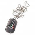 Collana piastrina militare Frecce Tricolori