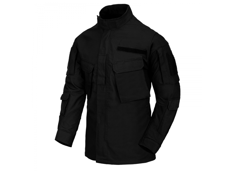 Completo giacca e pantaloni divisa da op Vigilanza ripstop CPU colore nero Divisa Militare
