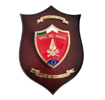 Crest Vigili del Fuoco VV personalizzato con regione Divisa Militare