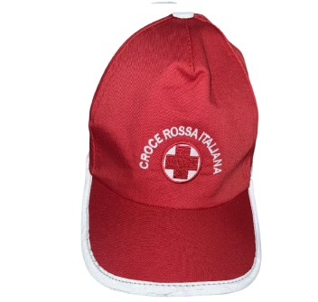 CRI croce rossa italiana cappello cappellino baseball Divisa Militare