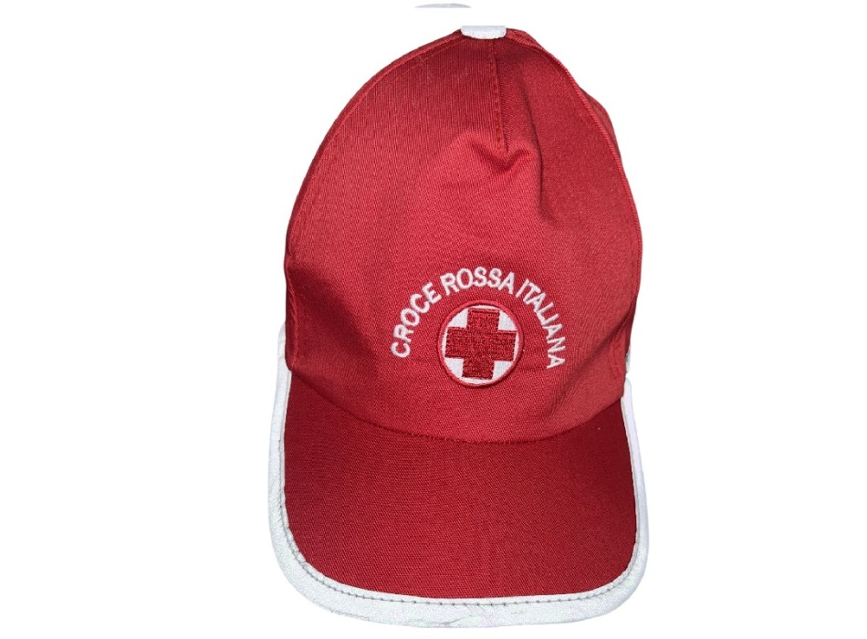 CRI croce rossa italiana cappello cappellino baseball Divisa Militare