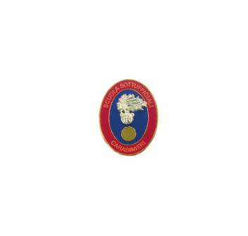 Distintivo Carabinieri scuola sottufficiali ovale Divisa Militare