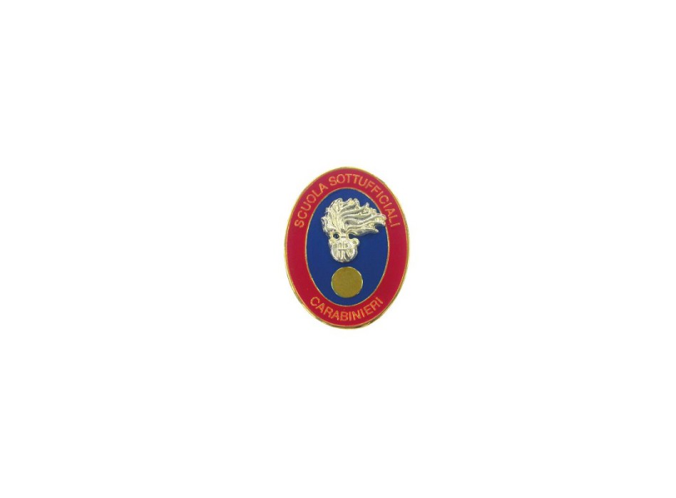 Distintivo Carabinieri scuola sottufficiali ovale Divisa Militare