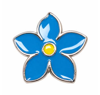 Distintivo Metallo Caduti per la Patria spilla militari Non Ti Scordar di Me Myosotis – Omaggio ai Caduti per la Patria Divisa Militare