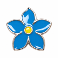 Distintivo Metallo Caduti per la Patria spilla militari Non Ti Scordar di Me Myosotis – Omaggio ai Caduti per la Patria
