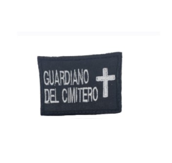 Distintivo patch velcro per polo Guardiano del cimitero Divisa Militare