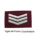 Distintivo qualifica Vigili del Fuoco VVF Coordinatore grado