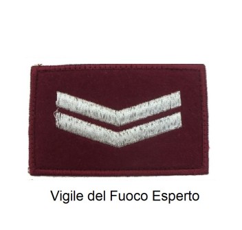 Distintivo qualifica Vigili del Fuoco VVF Esperto grado  Divisa Militare