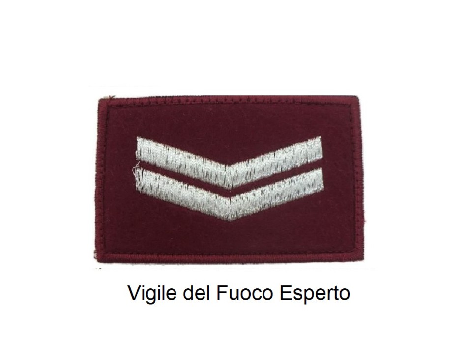 Distintivo qualifica Vigili del Fuoco VVF Esperto grado  Divisa Militare