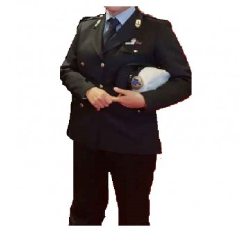 Drop donna completo giacca pantaloni polizia locale invernale Divisa Militare