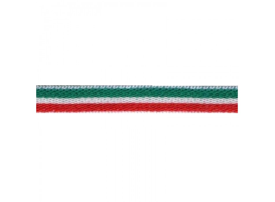 Elastico tricolore cm 0,6 bandiera italiana/metro Divisa Militare