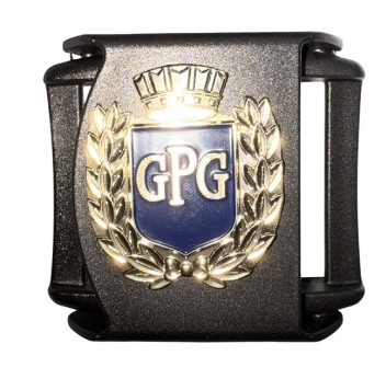 Fibbia GPG cinturone guardia particolare giurata - High-Performance – Made in Italy Divisa Militare