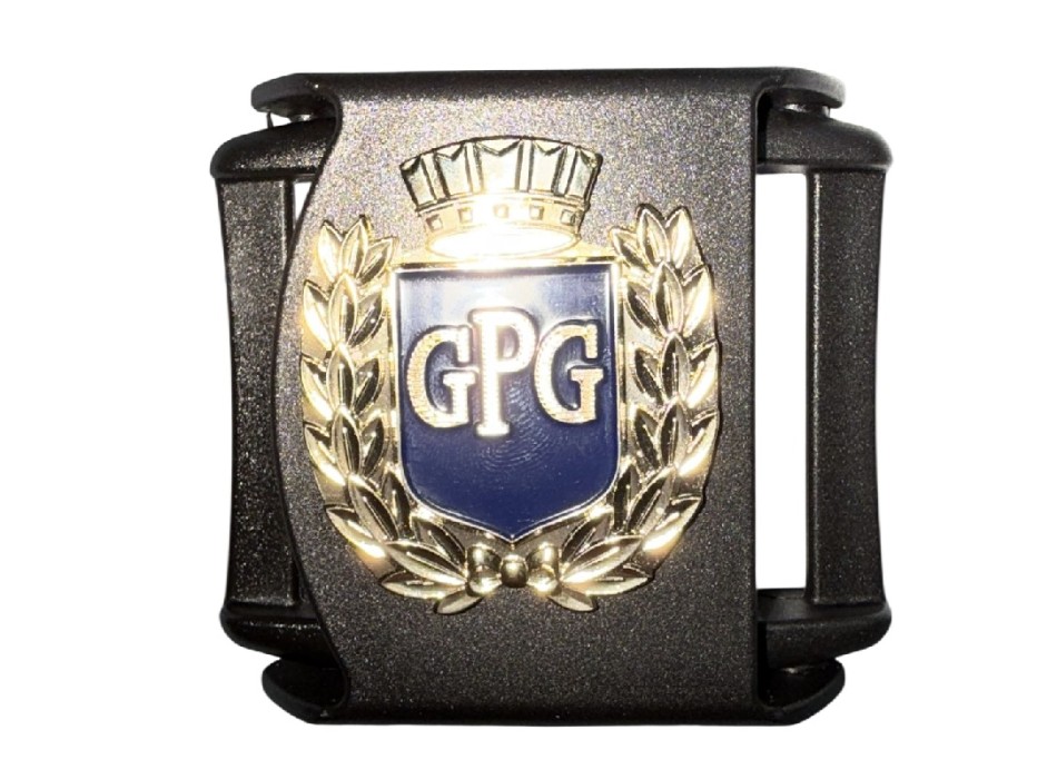 Fibbia GPG cinturone guardia particolare giurata - High-Performance – Made in Italy Divisa Militare