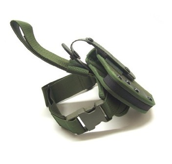 Fondina cosciale cordura verde pa2 vega holster 2 Divisa Militare