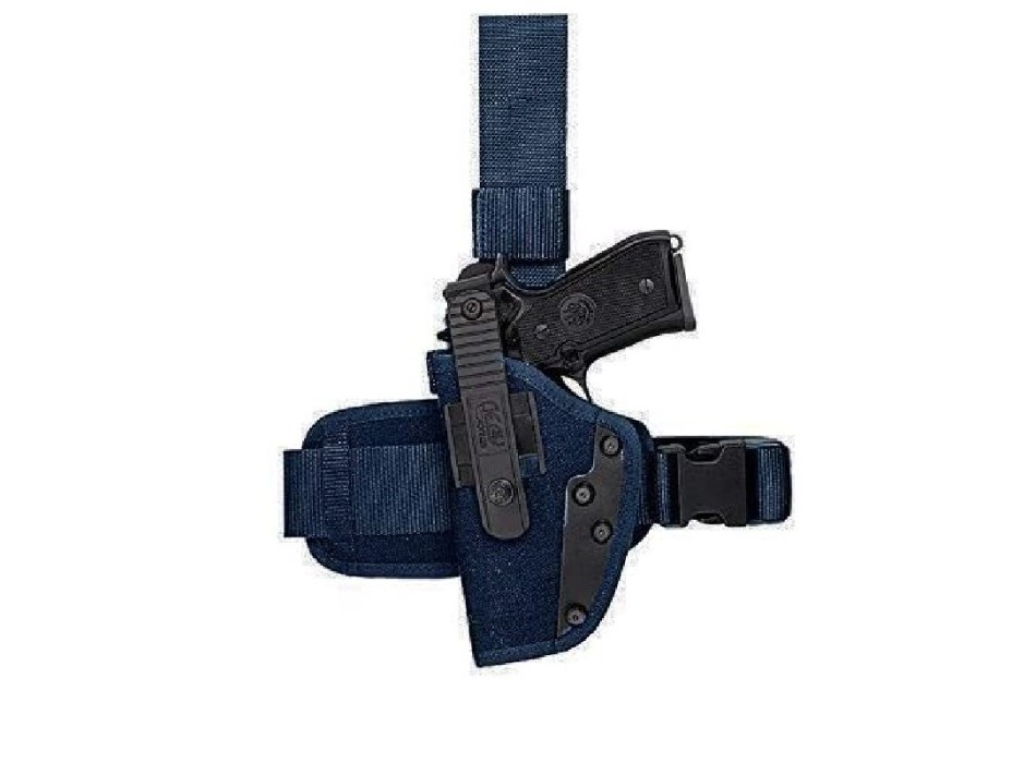 Fondina cosciale pa2 nero Vega Holster Divisa Militare