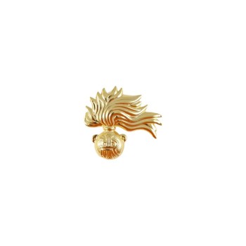 Fregio Lucerna Gus Carabinieri argento/oro Divisa Militare