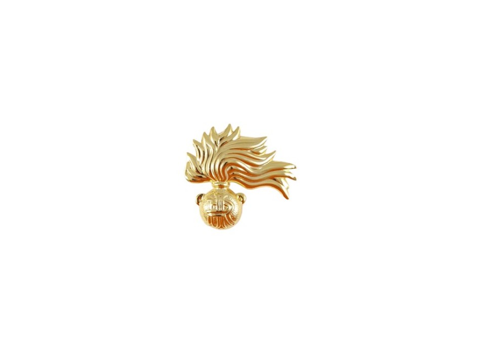 Fregio Lucerna Gus Carabinieri argento/oro Divisa Militare