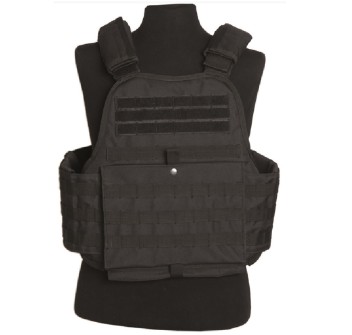 Gilet molle plate carrier nero tattico Divisa Militare