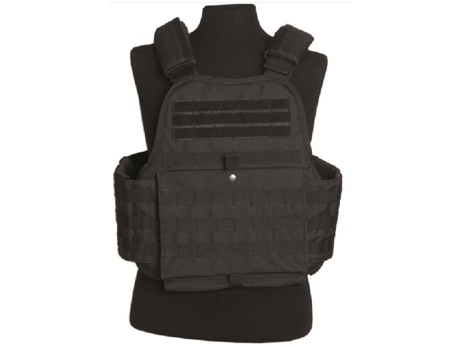 Gilet molle plate carrier nero tattico Divisa Militare