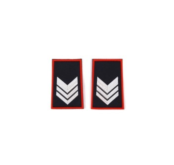 Gradi brigadiere Carabinieri tubolari neri Divisa Militare