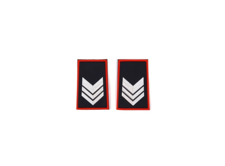 Gradi brigadiere Carabinieri tubolari neri Divisa Militare
