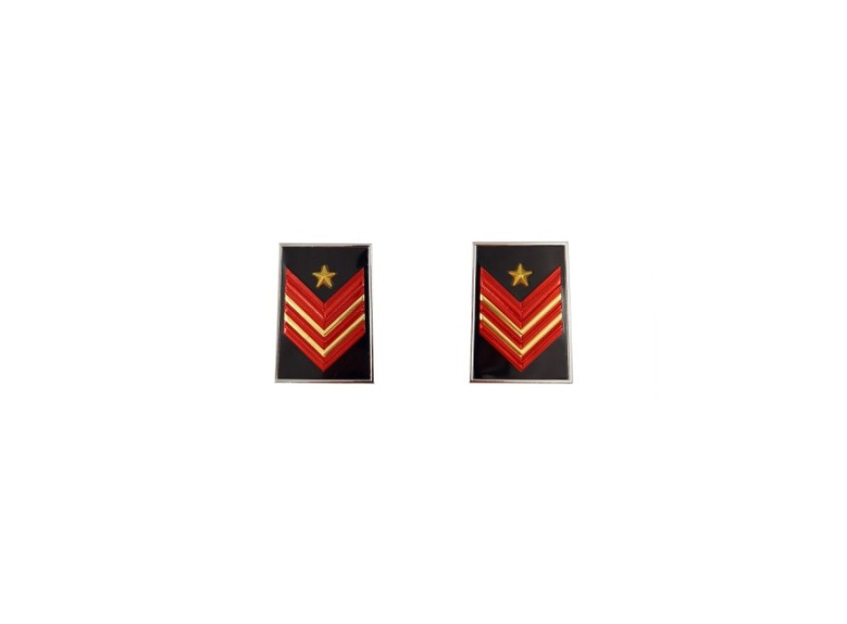Gradi in metallo Appuntato Scelto QS Carabinieri Divisa Militare
