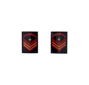 Gradi in metallo Graduato Aiutante Esercito Divisa Militare