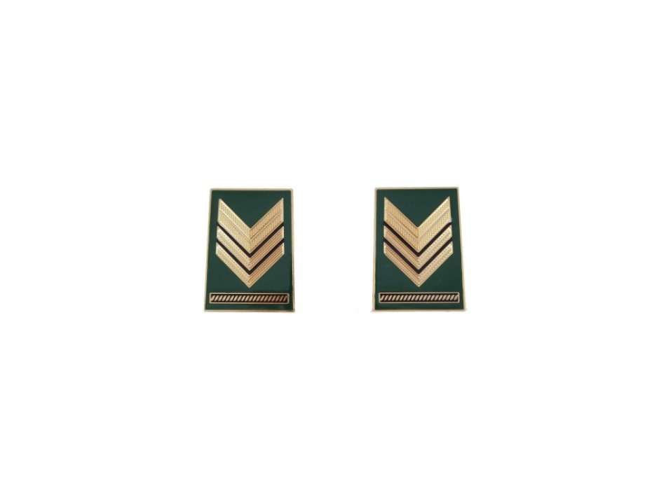 Gradi in metallo Sergente Maggiore Capo Esercito Divisa Militare