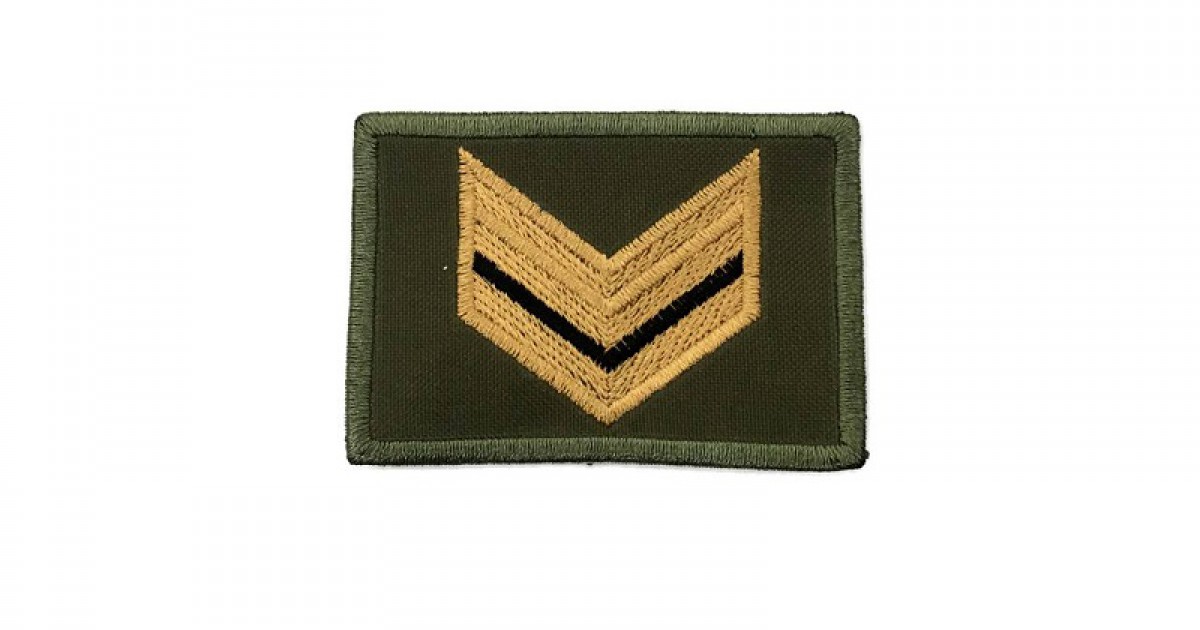 Bianco E Nero, Per Attacco A VELCRO® Toppa Grado Militare - Foto 8