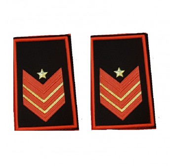 Gradi tubolari neri appuntato scelto qualifica speciale qs carabinieri Divisa Militare